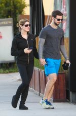 ASHLEY GREENE and Paul Khoury Heading to Ahi Sushi in Studio City