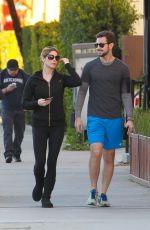 ASHLEY GREENE and Paul Khoury Heading to Ahi Sushi in Studio City