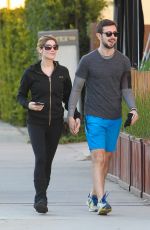ASHLEY GREENE and Paul Khoury Heading to Ahi Sushi in Studio City
