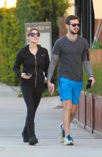 ASHLEY GREENE and Paul Khoury Heading to Ahi Sushi in Studio City