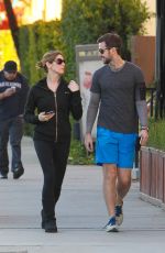 ASHLEY GREENE and Paul Khoury Heading to Ahi Sushi in Studio City