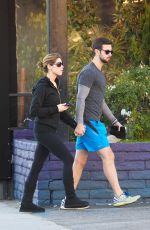 ASHLEY GREENE and Paul Khoury Heading to Ahi Sushi in Studio City