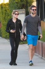ASHLEY GREENE and Paul Khoury Heading to Ahi Sushi in Studio City