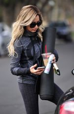ASHLEY TISDALE in Tights Leaves Yoga Class in Los Angeles 1201