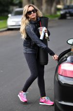 ASHLEY TISDALE in Tights Leaves Yoga Class in Los Angeles 1201