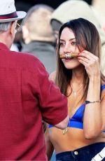 AUBREY PLAZA on the Set of Dirty Grandpa in Atlanta 1601