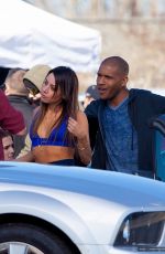 AUBREY PLAZA on the Set of Dirty Grandpa in Atlanta 1601