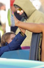 AUBREY PLAZA on the Set of Dirty Grandpa in Atlanta 1601