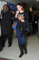 BARBARA PALVIN at Rissy Airport in Paris