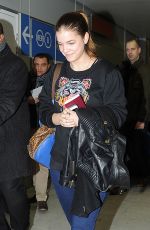 BARBARA PALVIN at Rissy Airport in Paris