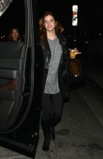 BARBARA PALVIN Leaves Sunset Marquis Hotel in West Hollywood