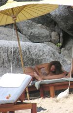 BEYONCE and Jay Z at a Beach in Thailand