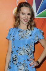 BRIDGIT MENDLER at NBC/Universal TCA Press Tour in Pasadena 