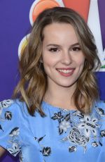 BRIDGIT MENDLER at NBC/Universal TCA Press Tour in Pasadena 