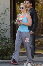BRITNEY SPEARS Leaves Equinox Gym 2301