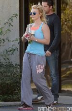 BRITNEY SPEARS Leaves Equinox Gym 2301