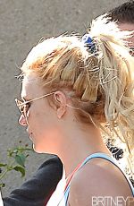 BRITNEY SPEARS Leaves Equinox Gym 2301