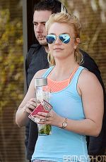 BRITNEY SPEARS Leaves Equinox Gym 2301