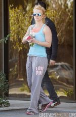 BRITNEY SPEARS Leaves Equinox Gym 2301