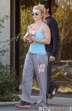 BRITNEY SPEARS Leaves Equinox Gym 2301