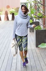BROOKE BURKE in Leggings Out Shopping in Malibu