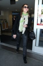 BROOKE SHIELDS at LAX Airport in Los Angeles 2501