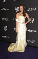 CAMILLA LUDDINGTON at Instyle and Warner Bros Golden Globes Party in Beverly Hills