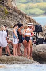CANDICE SWANPOEL at VS Swim Photoshoot in Puerto Rico