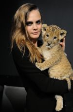 CARA DELEVINGNE as New Face of TAG Heuer Press Conference in Paris