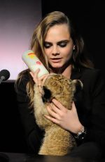 CARA DELEVINGNE as New Face of TAG Heuer Press Conference in Paris
