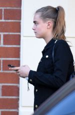 CARA DELEVINGNE in Shorts Out and About in Los Angeles
