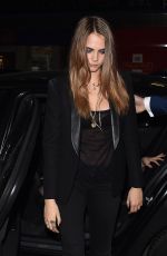 CARA DELEVINGNE Night Out in London 2001