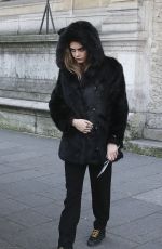 CARA DELEVINGNE Out and About in Paris  2301