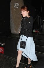 CARLY RAE JEPSEN Out for Dinner in Hollywood 1901