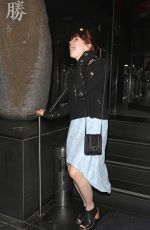 CARLY RAE JEPSEN Out for Dinner in Hollywood 1901