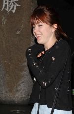 CARLY RAE JEPSEN Out for Dinner in Hollywood 1901