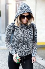 CAROLE FLACK in Leggings leaves Strictly Come Dancing Studio in Birmingham