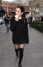 CHARLI XCX Arrivess at Capital Radio Studios in London