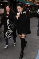 CHARLI XCX Arrivess at Capital Radio Studios in London