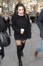 CHARLI XCX Arrivess at Capital Radio Studios in London