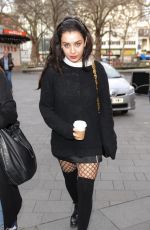 CHARLI XCX Arrivess at Capital Radio Studios in London
