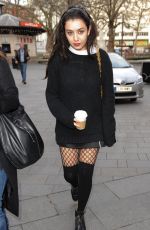 CHARLI XCX Arrivess at Capital Radio Studios in London