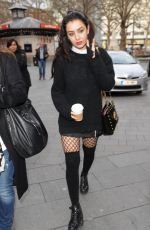 CHARLI XCX Arrivess at Capital Radio Studios in London