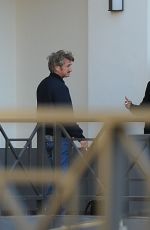 CHARLIZE THERON and Sean Penn at a Cigarette Break