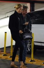 CHARLIZE THERON and Sean Penn at a Cigarette Break