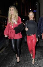 CHELSEE HEALEY Leaves San Carlo Restaurant in Manchester