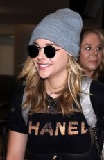 CHLOE MORETZ at Los Angeles International Airport 1101