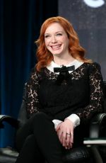 CHRISTINA HENDRICKS at Another Period Panel TCA Press Tour in Pasadena