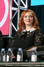 CHRISTINA HENDRICKS at Another Period Panel TCA Press Tour in Pasadena