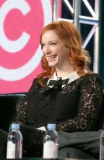 CHRISTINA HENDRICKS at Another Period Panel TCA Press Tour in Pasadena